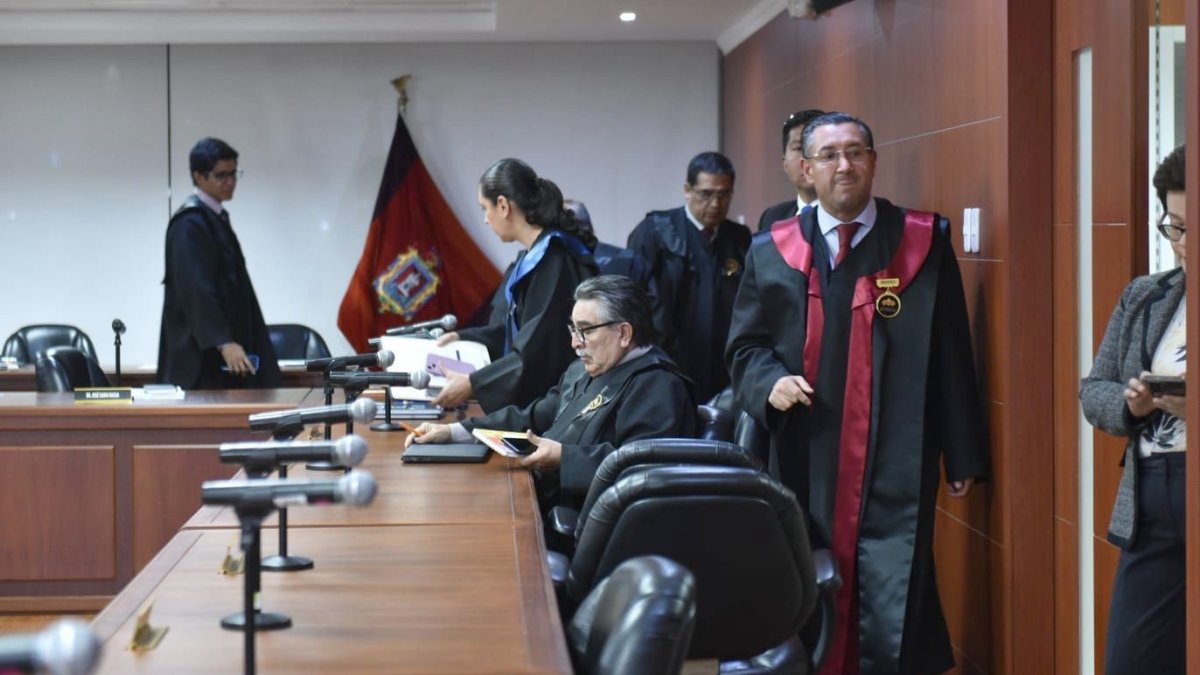 Sesión. El pleno de la Corte Nacional de Justicia se reunió este miércoles 6 de septiembre.