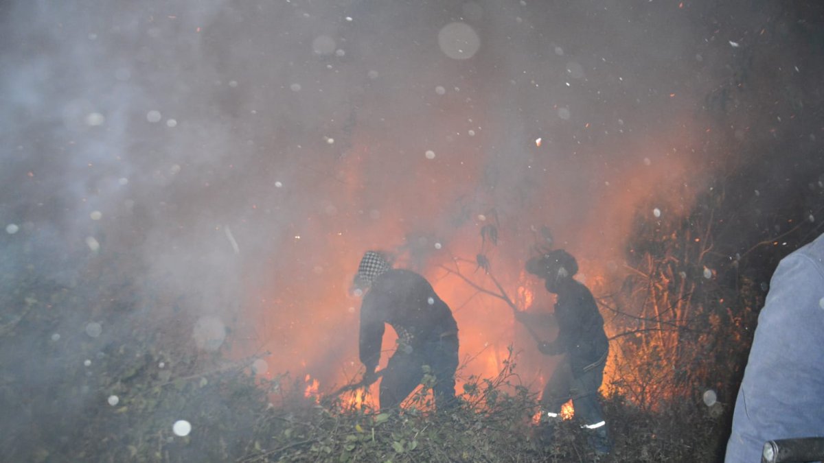 En el lugar se encuentran mas de 100 efectivos del Cuerpo de Bomberos y 20 vehículos contraincendios.