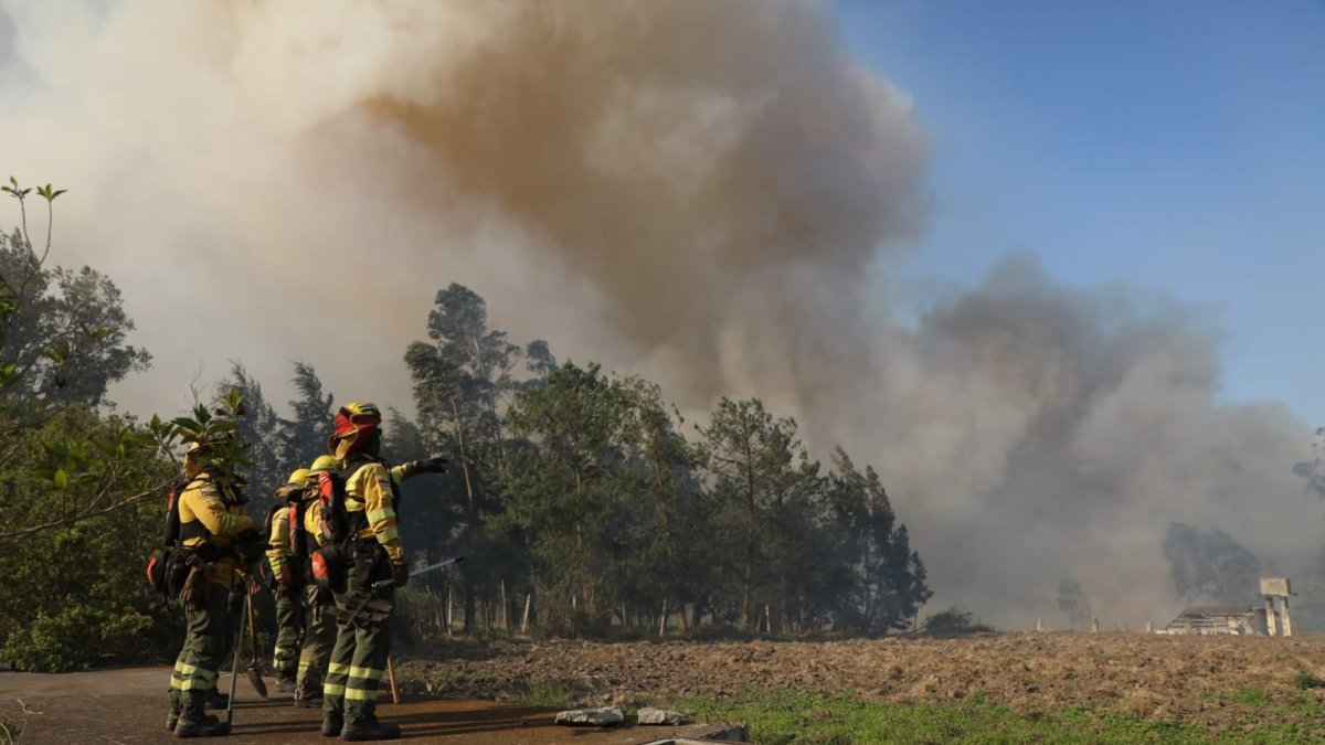 Los efectos en la calidad del aire pueden persistir durante días o incluso semanas después de un incendio forestal