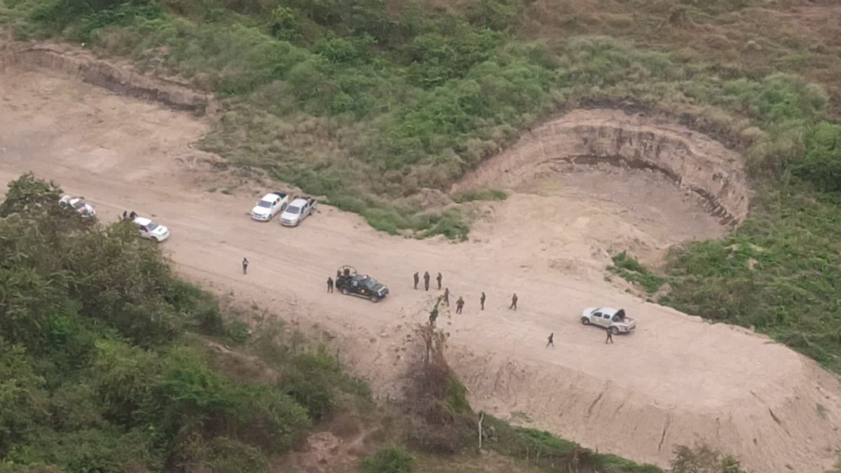 Operativo. La pista clandestina fue encontrada por la vigilancia aérea.