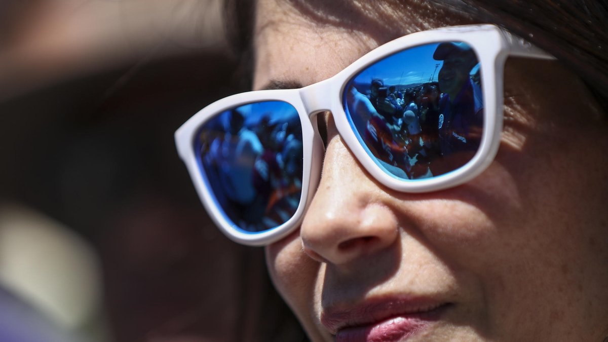 Luisa González, candidata presidencial del movimiento Revolución Ciudadana.