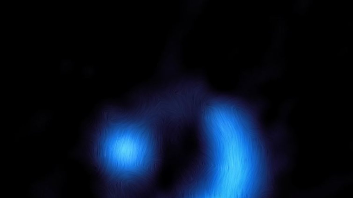 Vista de ALMA de la galaxia 9io9.