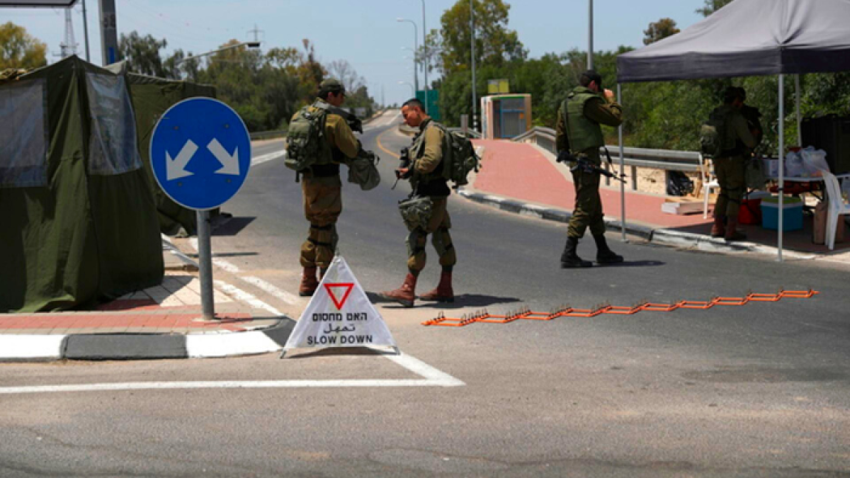 Imagen referencial. Milicia israelí resguardando las fronteras en Gaza