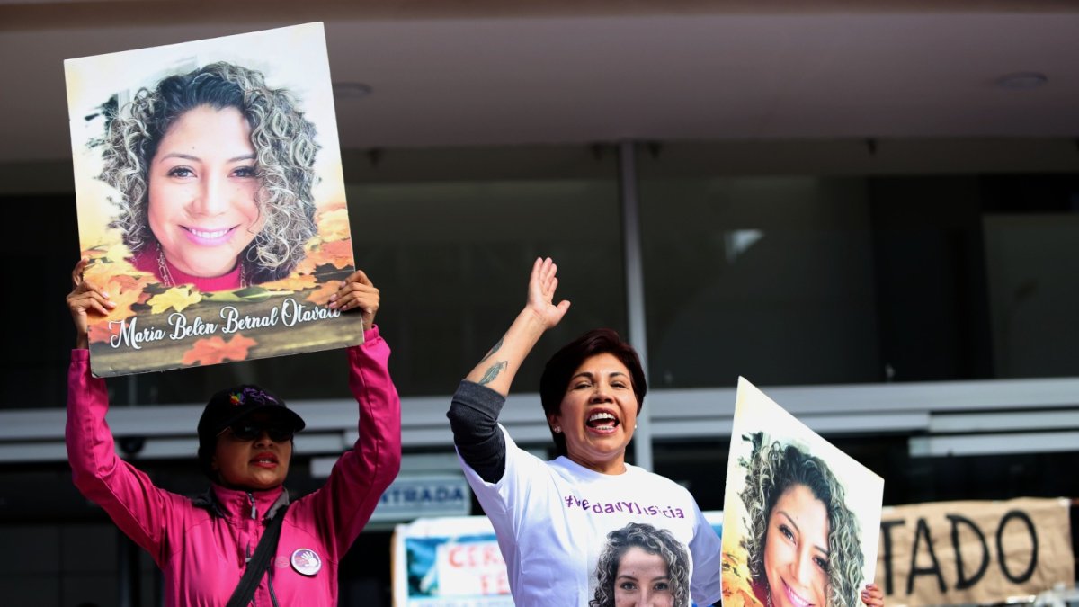 Reclamo. Elizabeth Otavalo insiste en que hay más implicados y pide se amplíe la investigación.