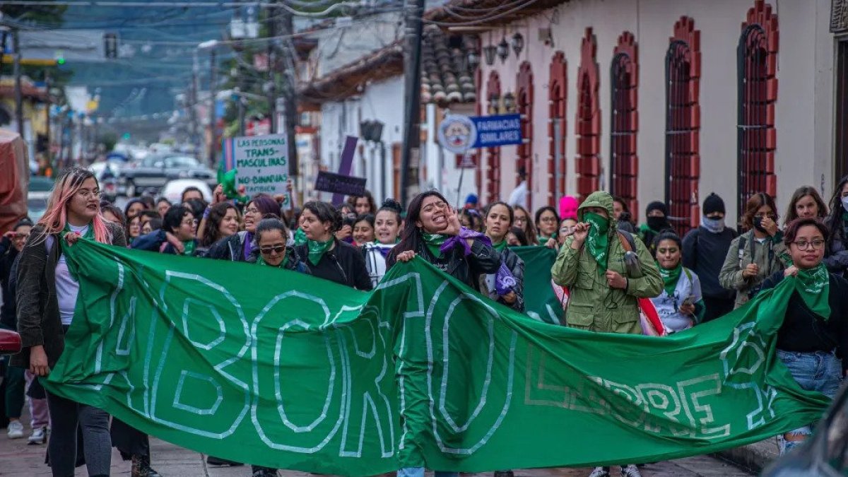 Situación. Ciudadanos protestaron a favor del aborto.