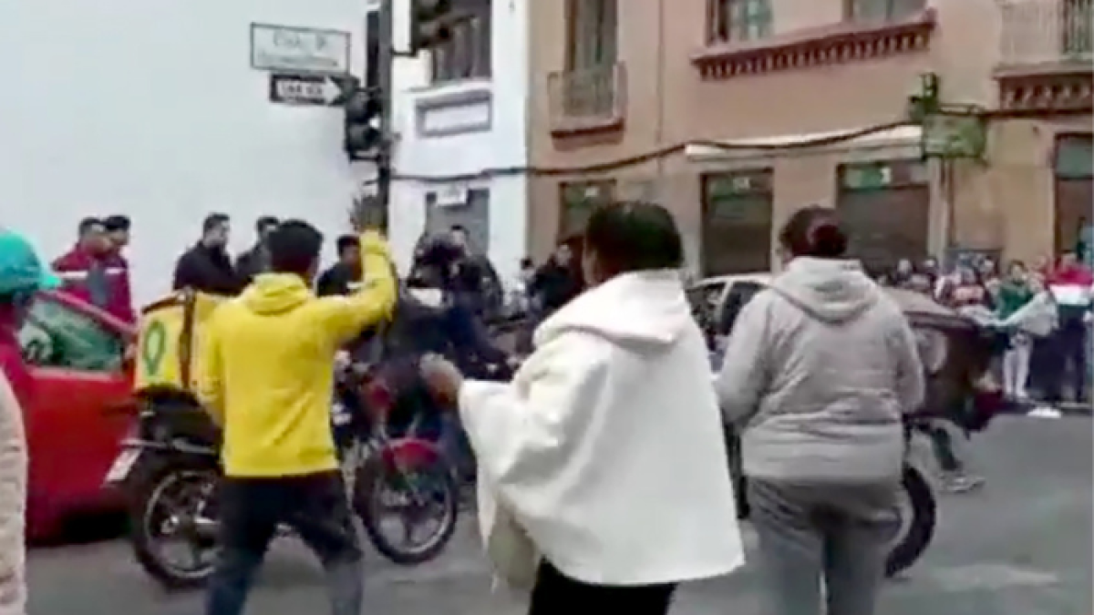 El conflicto se registró en el centro histórico de la ciudad.