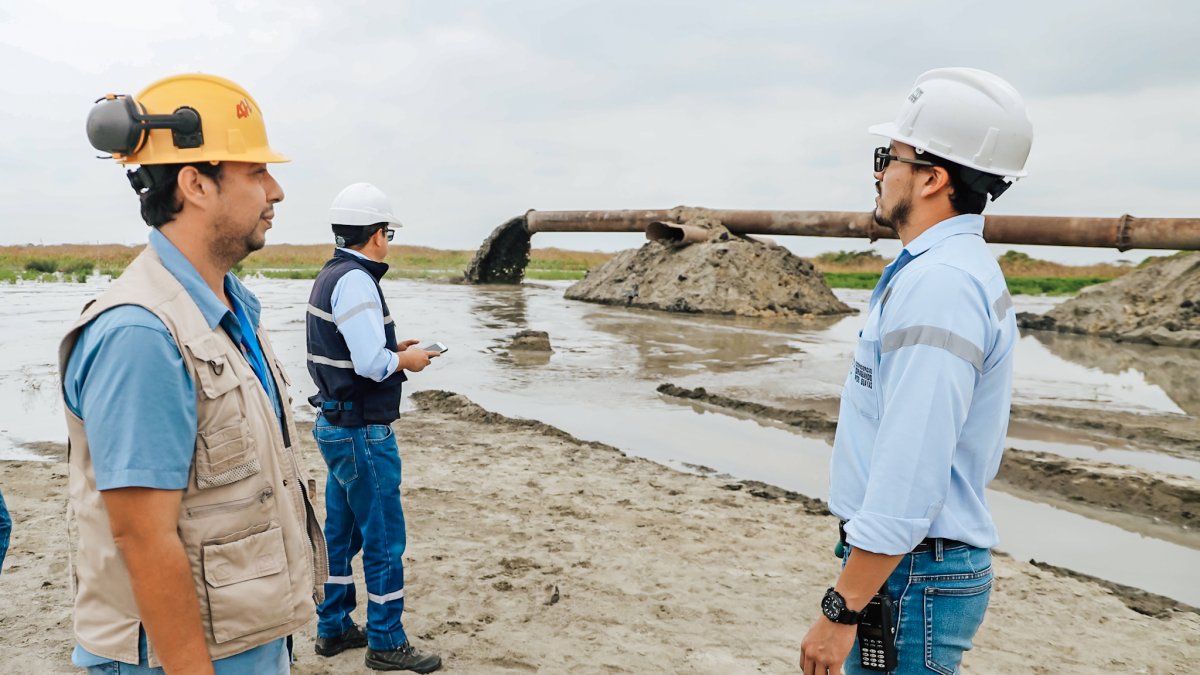 Los sedimentos extraídos del río Guayas son depositaos en en el  macrolote El Tejar, Durán.
