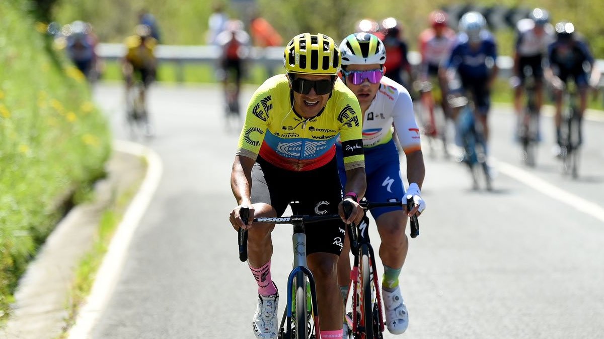 Carapaz volvió a las carreteras 73 días después de su última competecia.