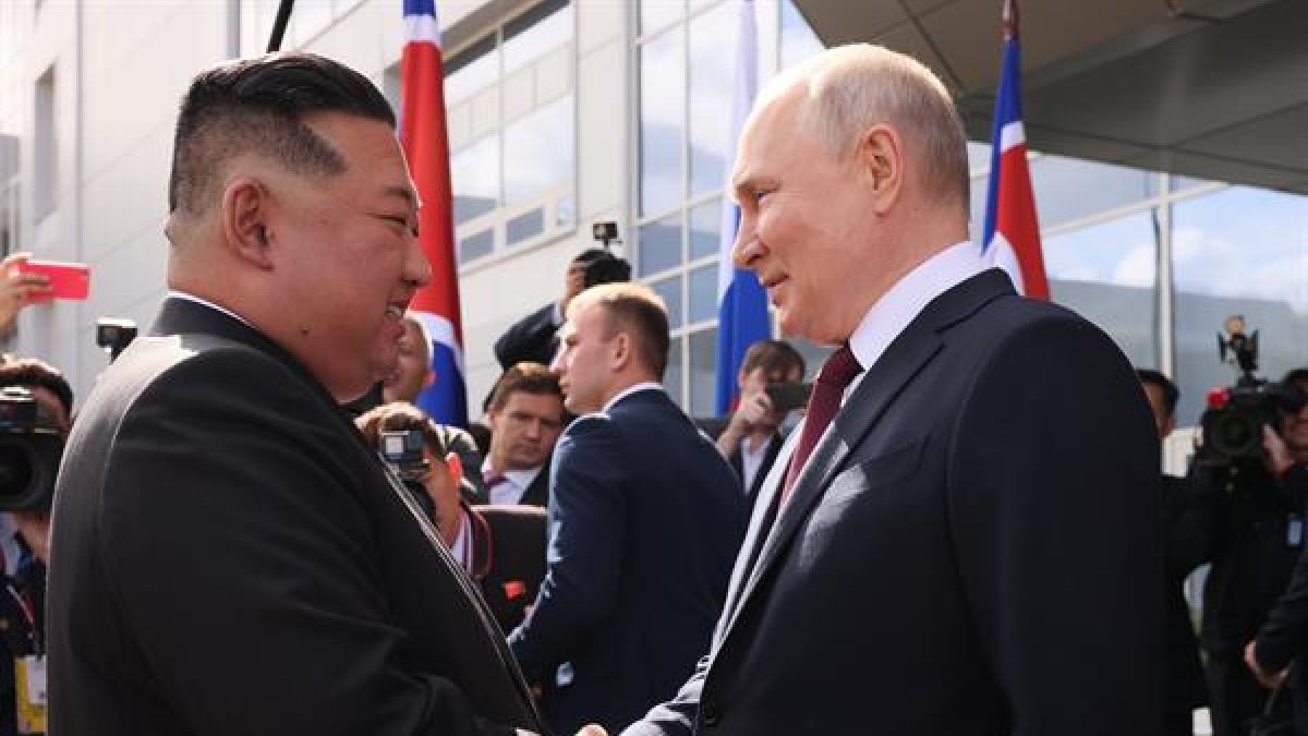 Encuentro. Kim Jong-un visita a Vladímir Putin y llegan acuerdos de cooperación militar y espacial.