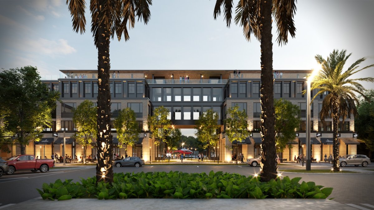 Una imagen que proyecta cómo será el Parque Empresarial Samborondón