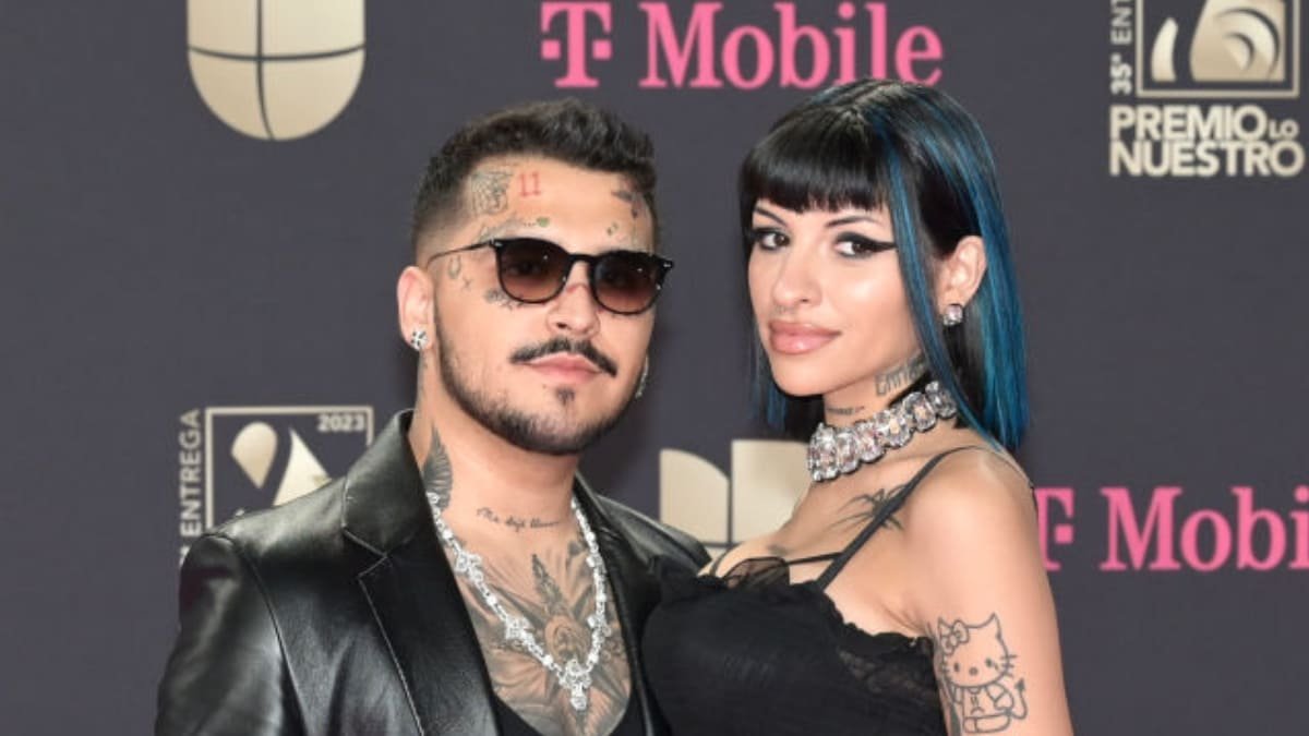 Christian Nodal y Cazzu.