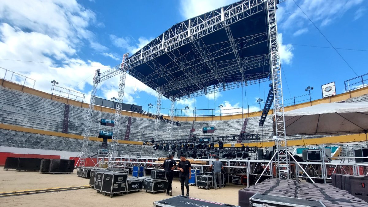 Recital. La agrupación ha usado hasta 10 toneladas de amplificadores.