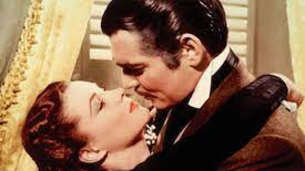 Vivien Leigh junto a Clark Gable en la mítica película. Se cuenta que la actriz y su personaje de Scarlett O