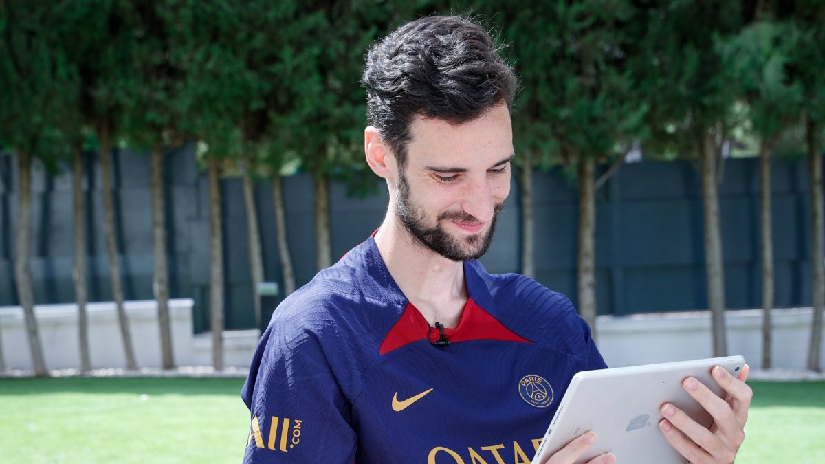 Rico habló con los medios oficiales del PSG.