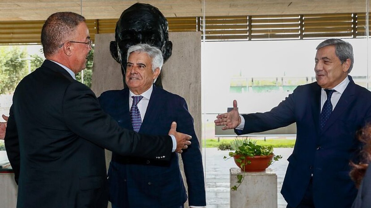 Los presidentes de las federaciones deportivas en Madrid.