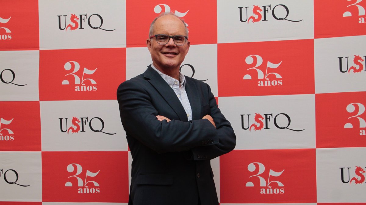EXPRESO conversó con Diego Quiroga, rector de la USFQ.