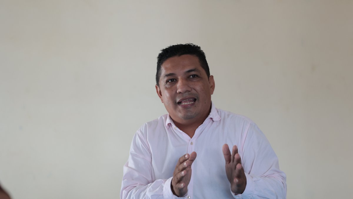 Entrevista. Mora durante su diálogo con EXPRESO.