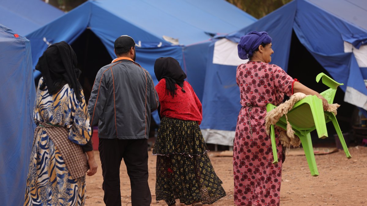 Presencia. El terremoto en Marruecos ha golpeado con una mayor intensidad a las mujeres, cuyo papel está relegado a las tareas del hogar.