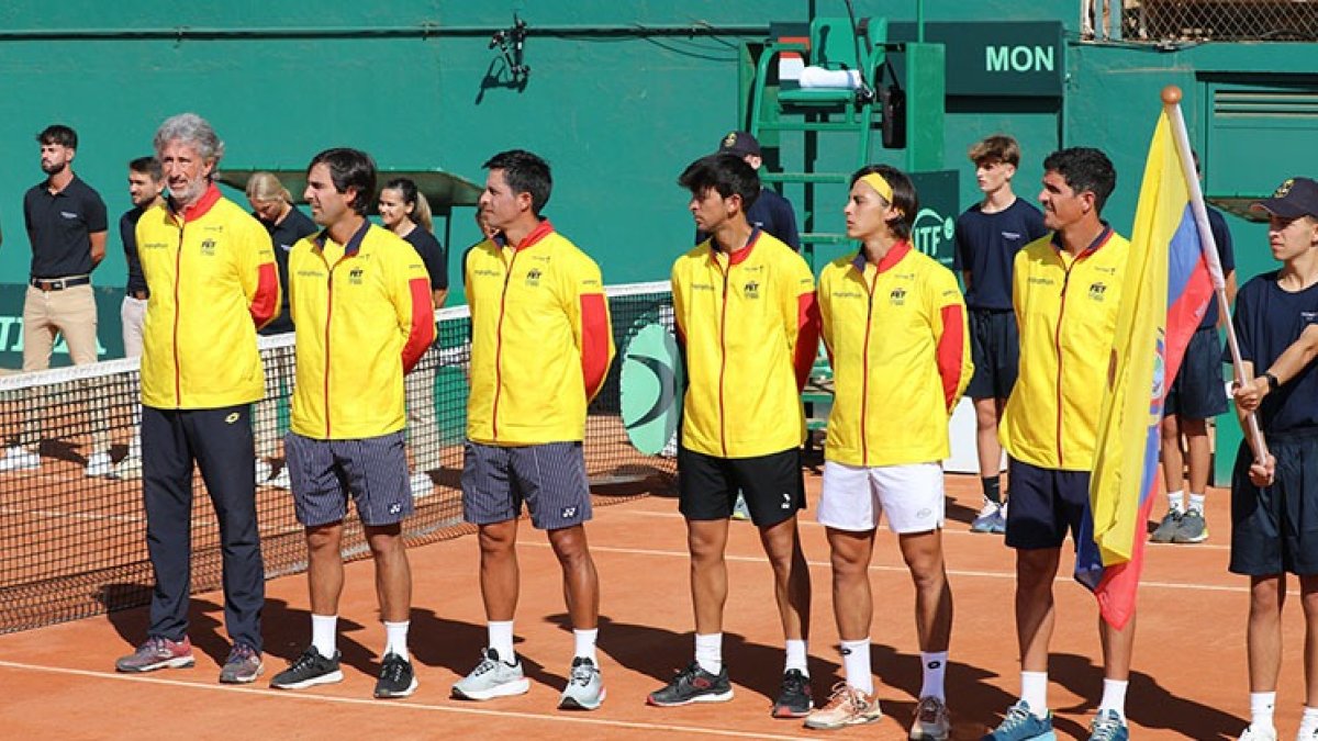 Ecuador en la serie que ganó 1-3 el fin de semana ante Mónaco.