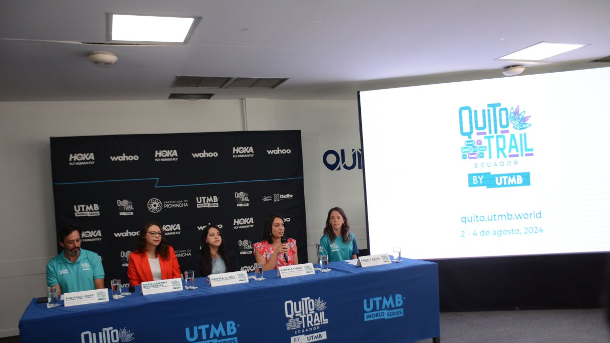 En la presentación del Quito Trail se dieron detalles del evento que se realizará en agosto de 2024.