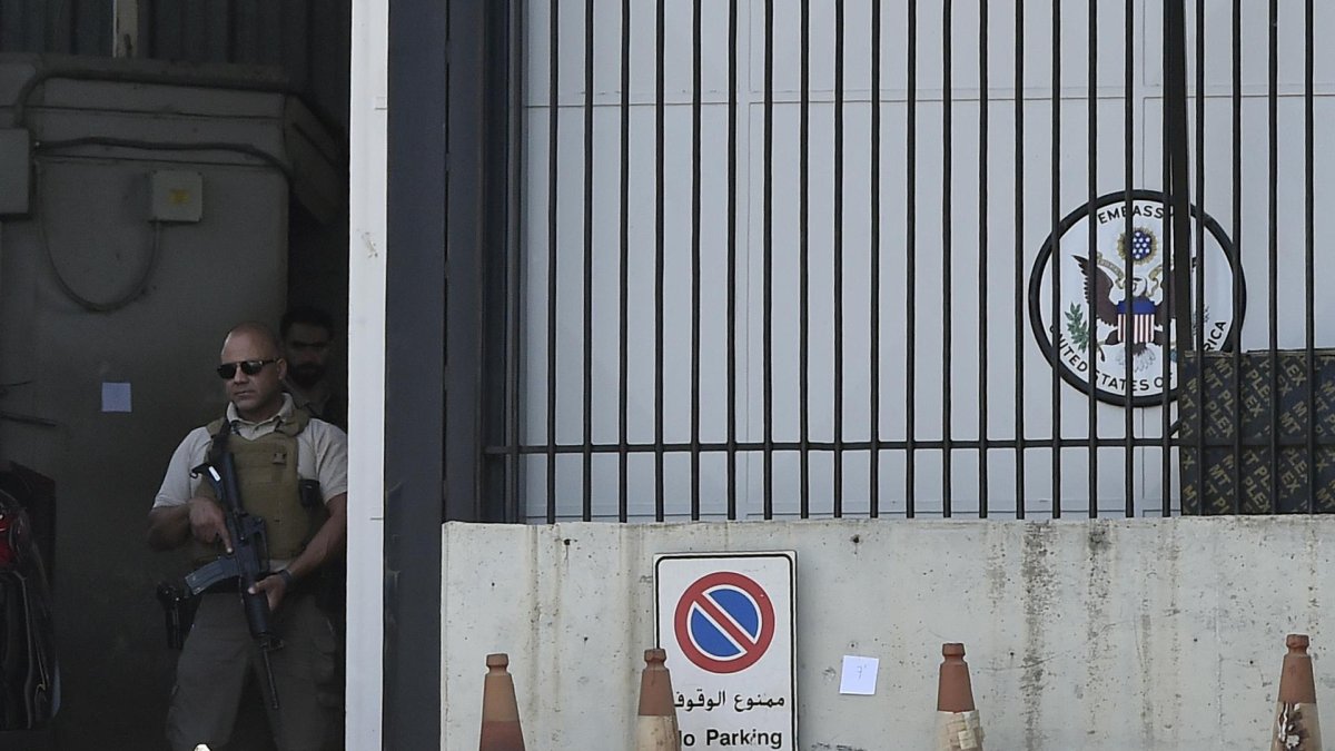 Los disparos se registraron en las inmediaciones de la embajada estadounidense en Beirut.