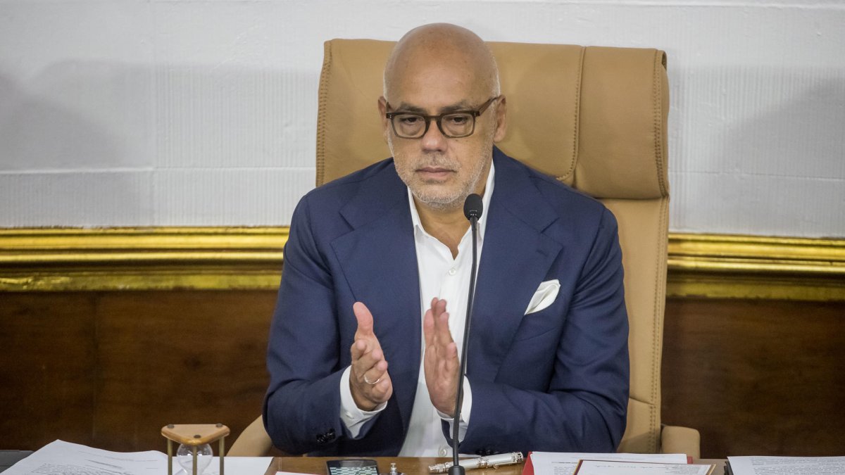 Jorge Rodríguez, presidente de la Asamblea Nacional de Venezuela.