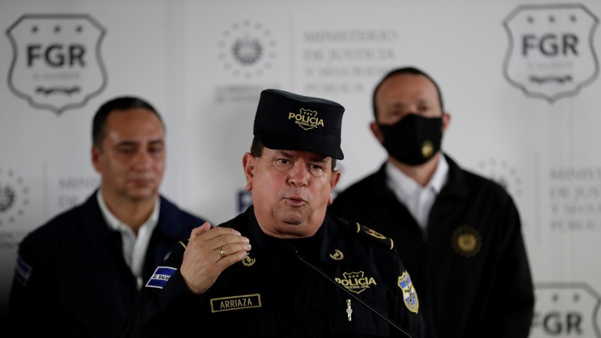 Mauricio Arriaza Chicas, director de la Policía Nacional Civil (PNC) de El Salvador.
