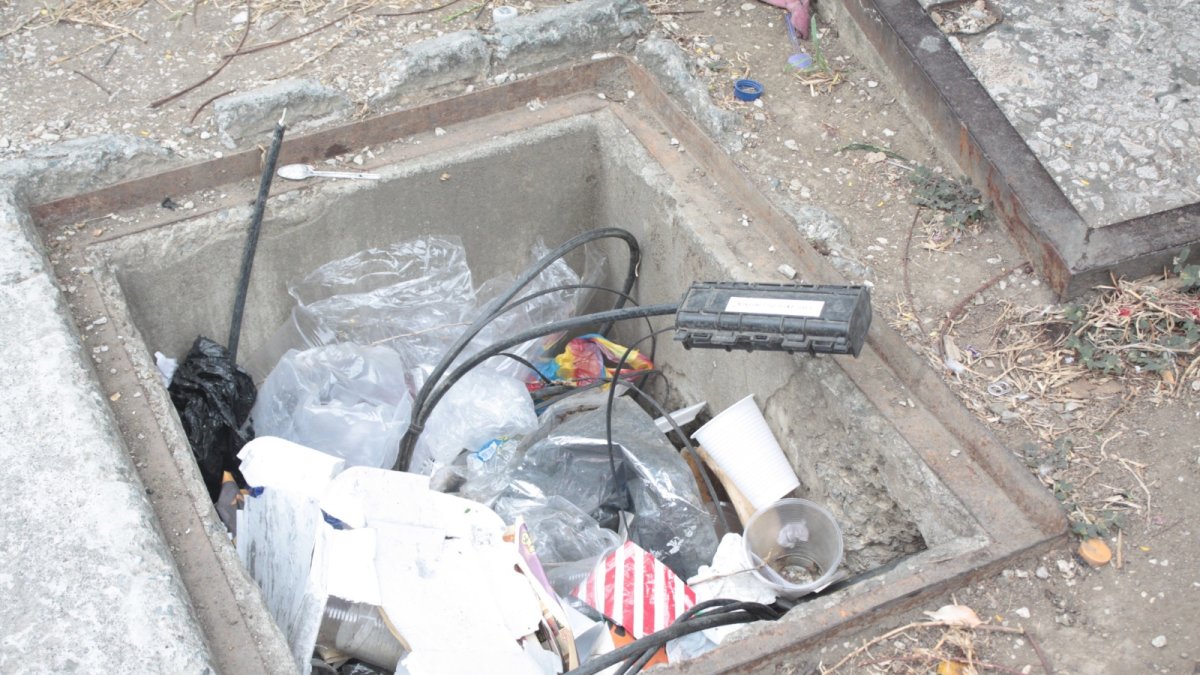 Escenas similares se registran en diferentes sectores de la ciudad.