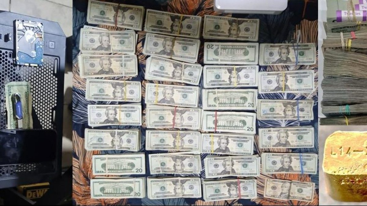 Indicios. Las autoridades no solo encontraron cocaína, también dinero en efectivo y armas de largo alcance.