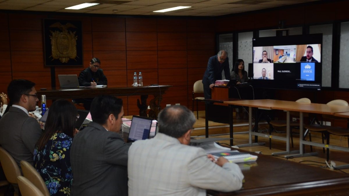 Diligencia. La vocal de la Judicatura Maribel Barreno fue convocada nuevamente para la audiencia el 27 de septiembre.