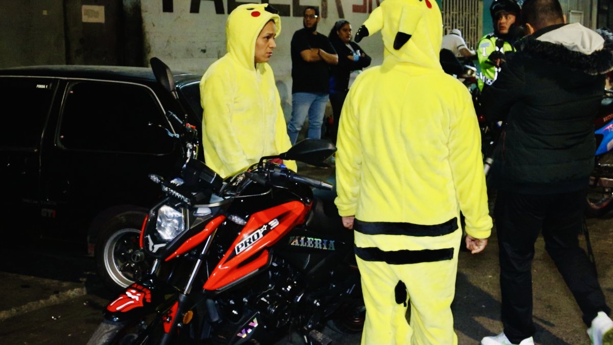 Hecho. El operativo dejó 93 motos retenidas por diferentes infracciones.