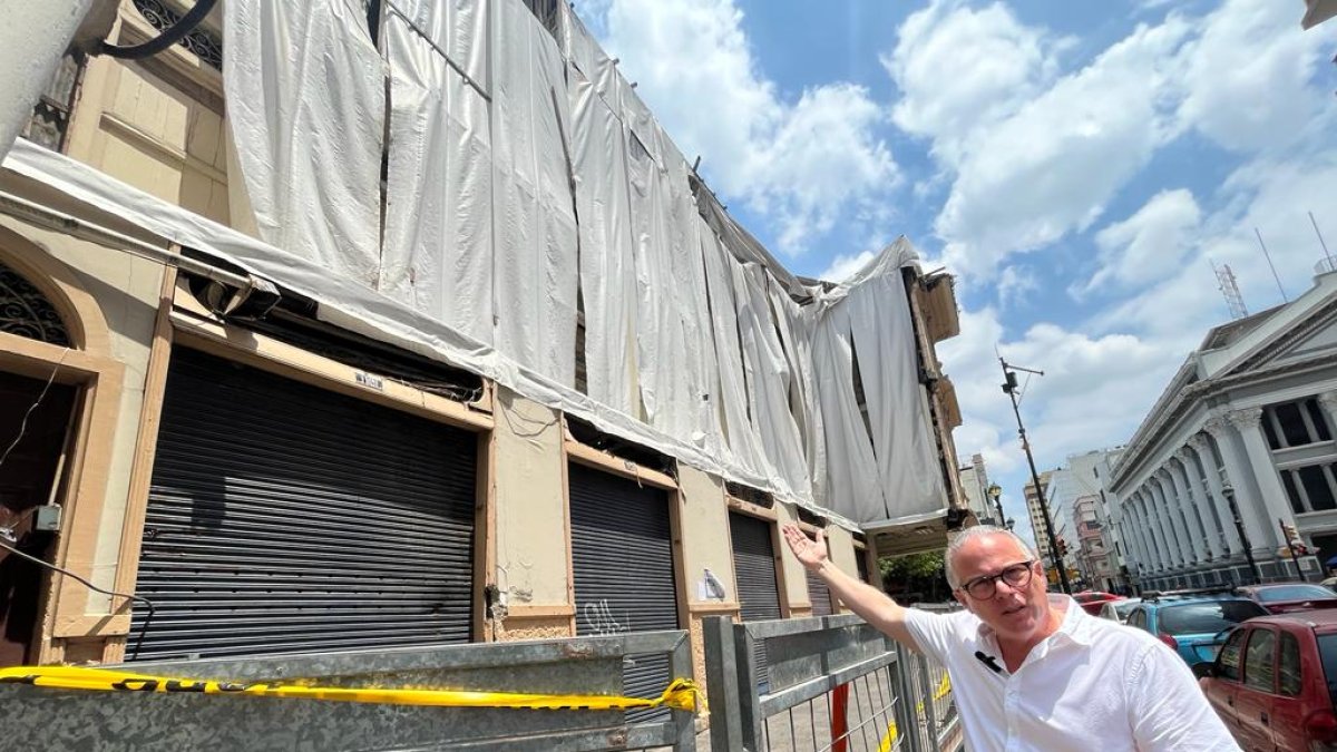 Reclamo. Javier Tola pide que la casa sea desvinculada como patrimonio.