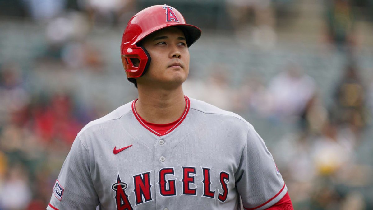 Shohei Ohtani milita en los Angels. Se recupera de una lesión  en el codo.