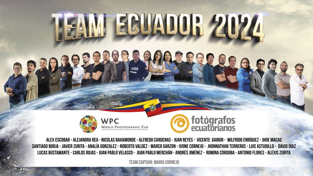 En la imagen, la presentación por parte de la Asociación de Fotógrafos Ecuatorianos de los seleccionados a este certamen internacional.