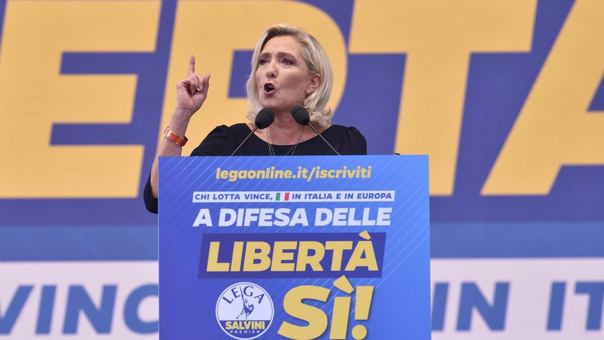 La líder ultraderechista Marine Le Pen.