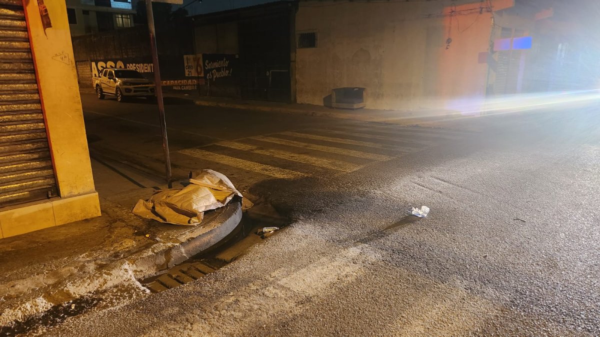 Hallazgo. Los restos de la víctima fueron encontrados dentro de un saco.