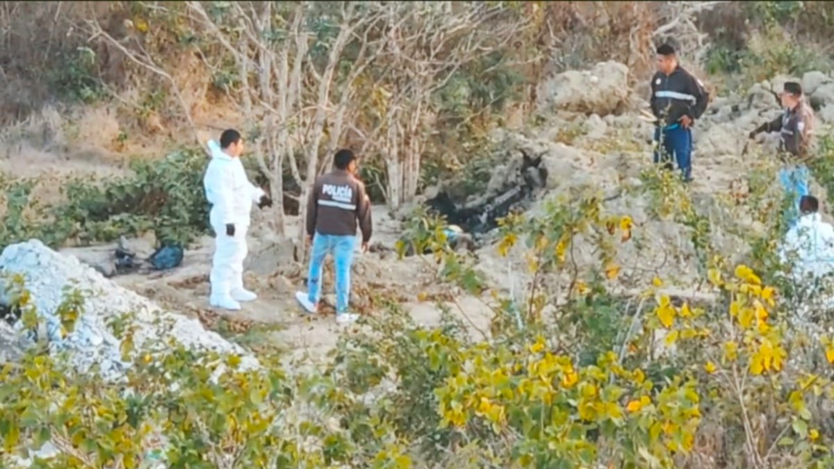 Sitio. El cuerpo fue hallado a un costado de un paso vehicular abandonado.