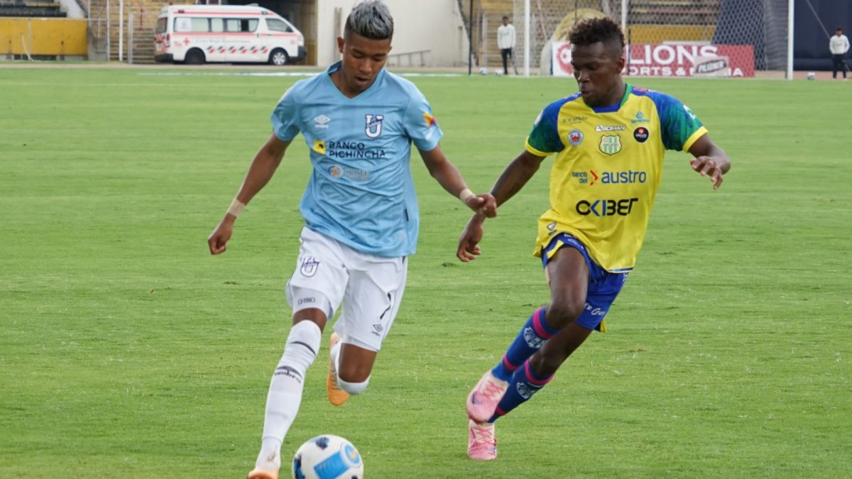 Los ofensivos del Trencito no pudieron superar la fuerte defensa de Gualaceo.