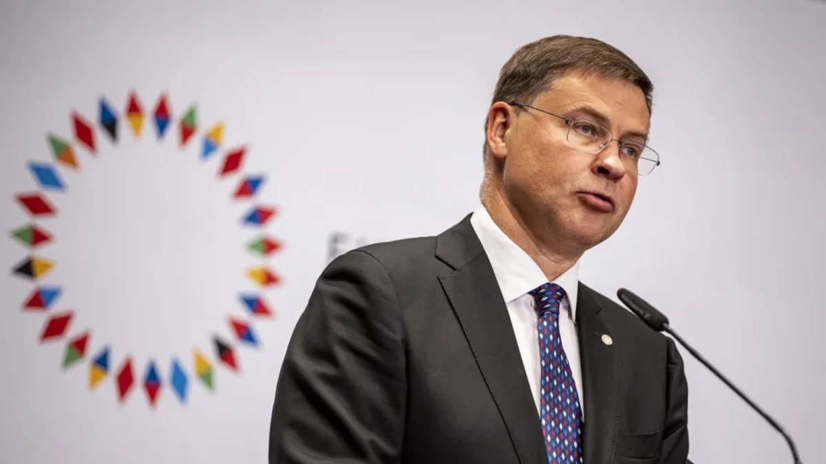 El vicepresidente de la Comisión Europea y responsable de Comercio, Valdis Dombrovskis