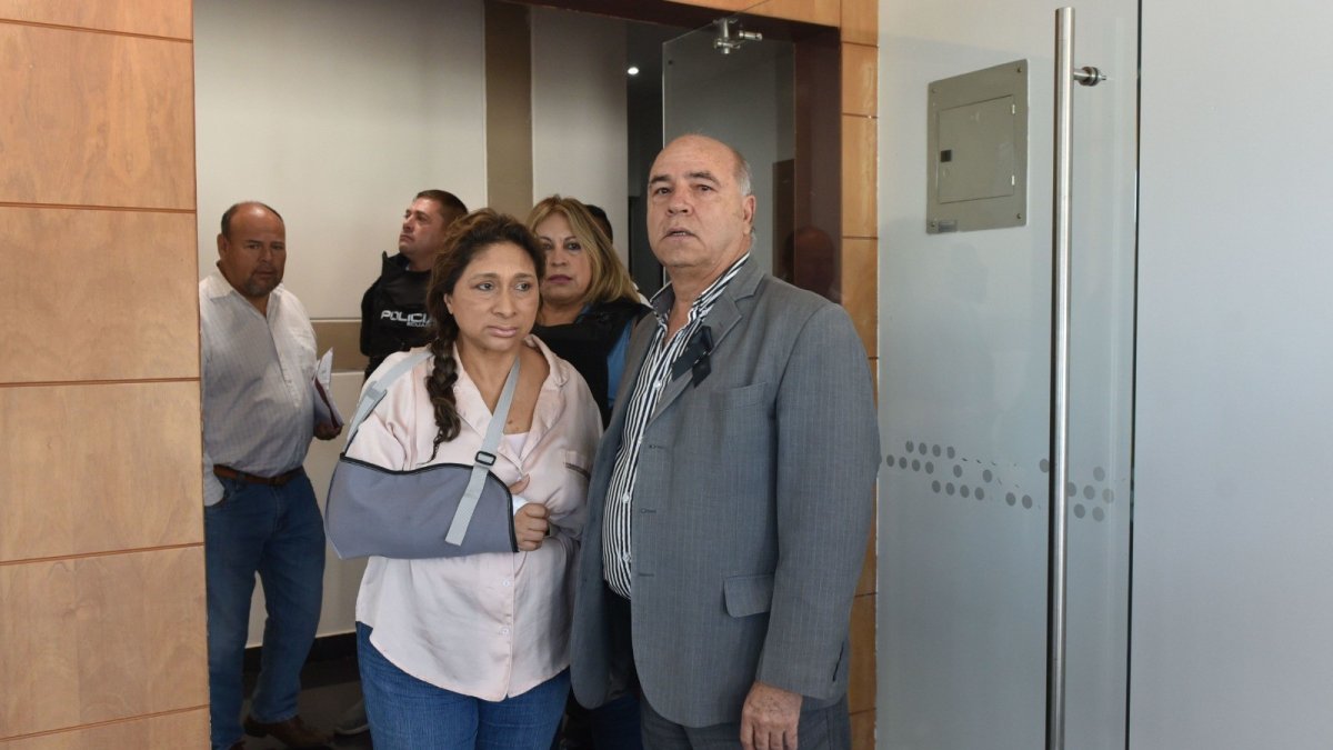 Diligencia. Galo Valencia, familiar de Villavicencio, fue uno de los que rindió versión en este caso.