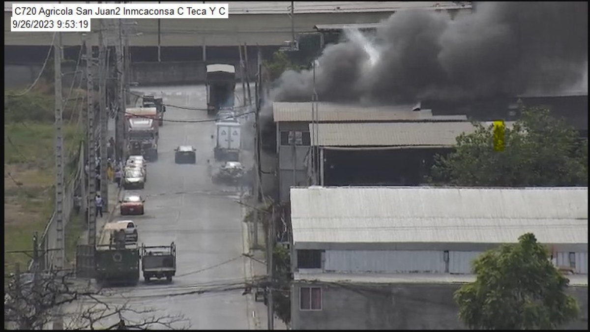 Emergencia. El suceso se registró este martes 26 de septiembre de 2023.