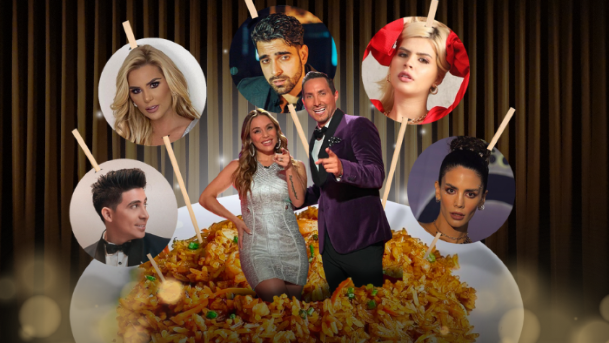 Participantes y presentadores de Desafío a la Fama.