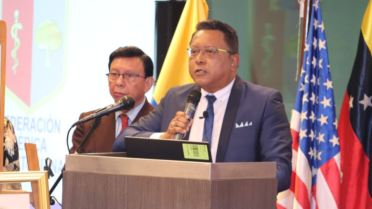 El Dr. Wilson Tenorio, presidente de la Federación Médica Ecuatoriana (FME).