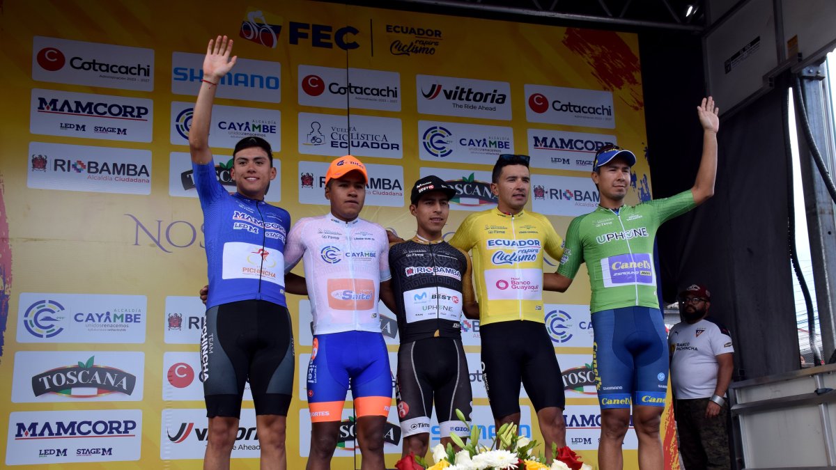 Huera terminó en primer lugar en esta etapa.