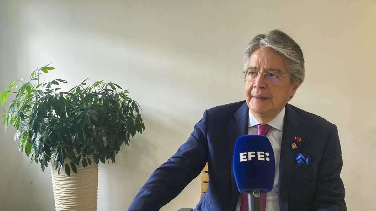 El presidente de Ecuador, Guillermo Lasso.
