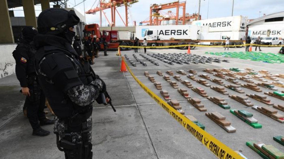 En los puertos marítimos de la ciudad de Guayaquil, es donde más se decomisa droga.