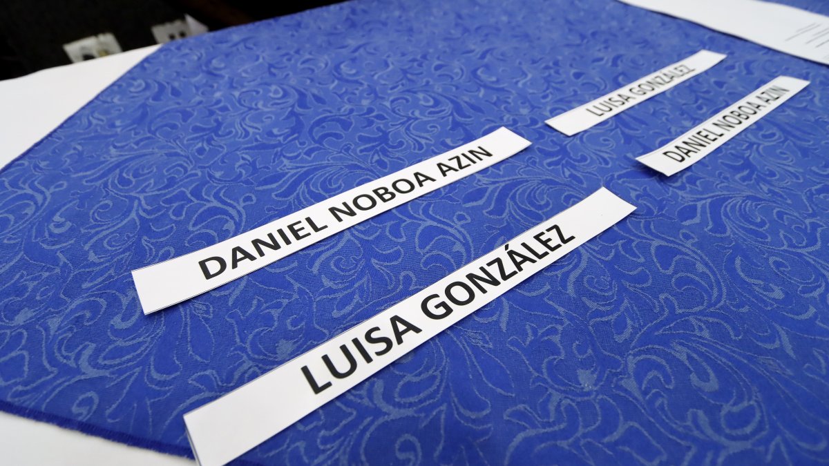Sorteo público, llevado a cabo el 26 de septiembre de 2023, para definir el Orden de Ubicación e Intervención de los candidatos durante Ecuador Debate 2023, Segunda Vuelta.