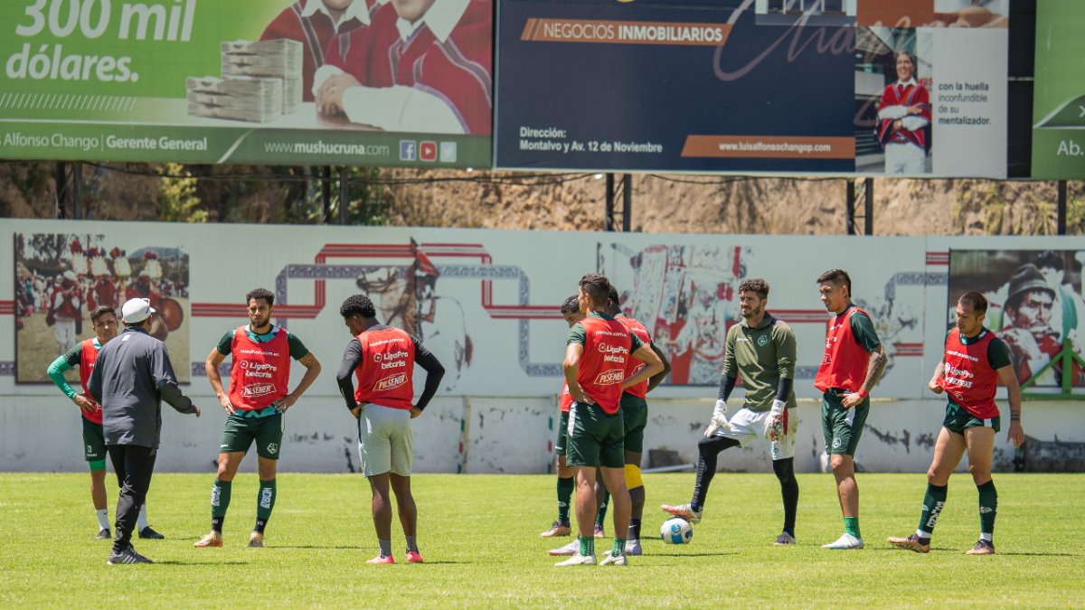 Este viernes 29 de septiembre, el primer plantel del Ponchito cumplió su último entrenamiento previo al duelo ante Cumbayá.