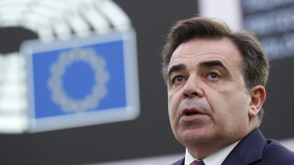 Imágen de archivo de Margaritis Schinas, vicepresidente de la Comisión Europea.