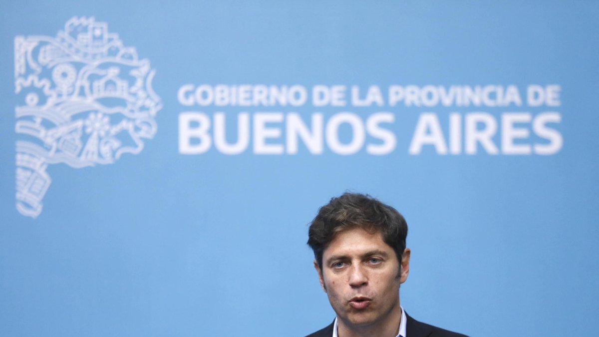 El gobernador de Buenos Aires, Axel Kicillof.